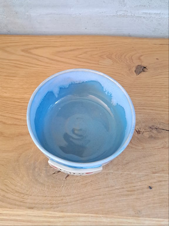 Fars slikskål er 12 cm i diameter og 6 cm høj billede 3