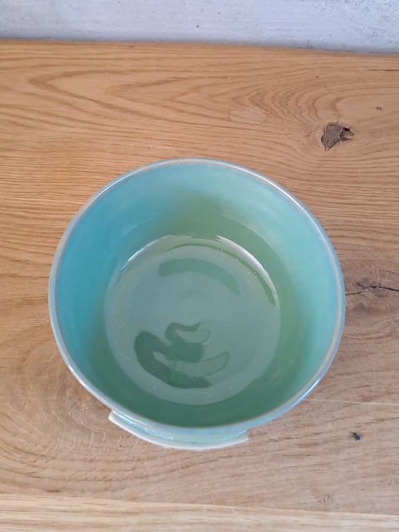 Fars slikskål er 12,5 cm i diameter og 6 cm høj billede 3