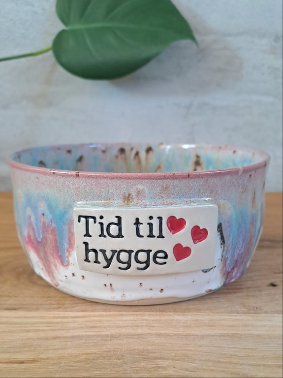Tid til hygge skålen er 15 cm i diameter og 7 cm høj