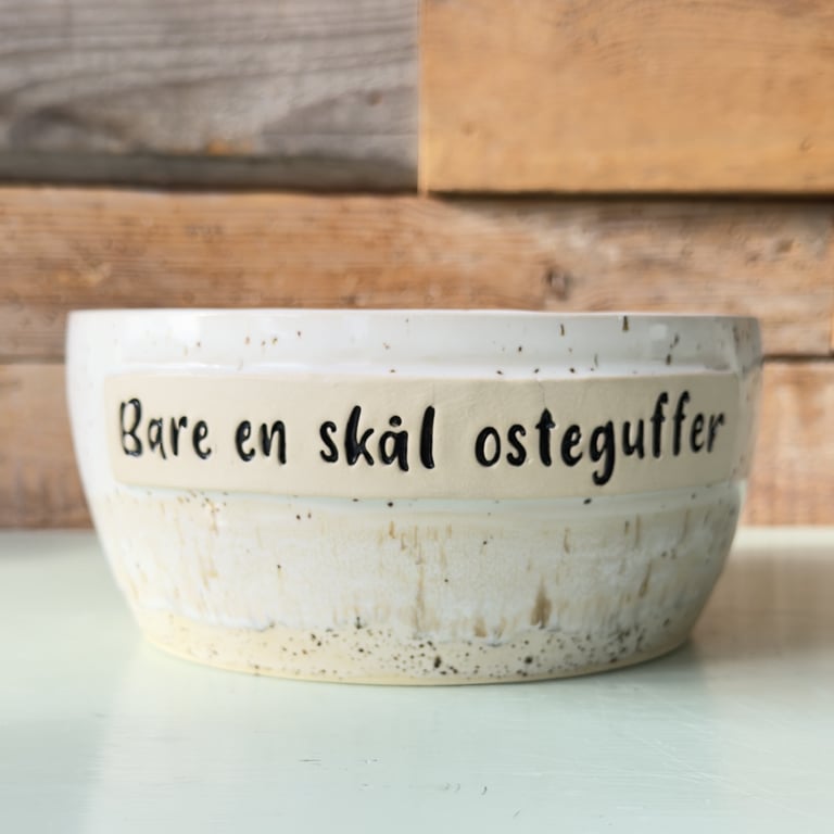 Bare en skål osteguffer