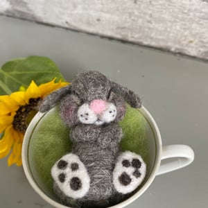 Filtet sovende kanin – produktbillede