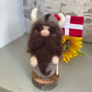 Viking med flag – produktbillede