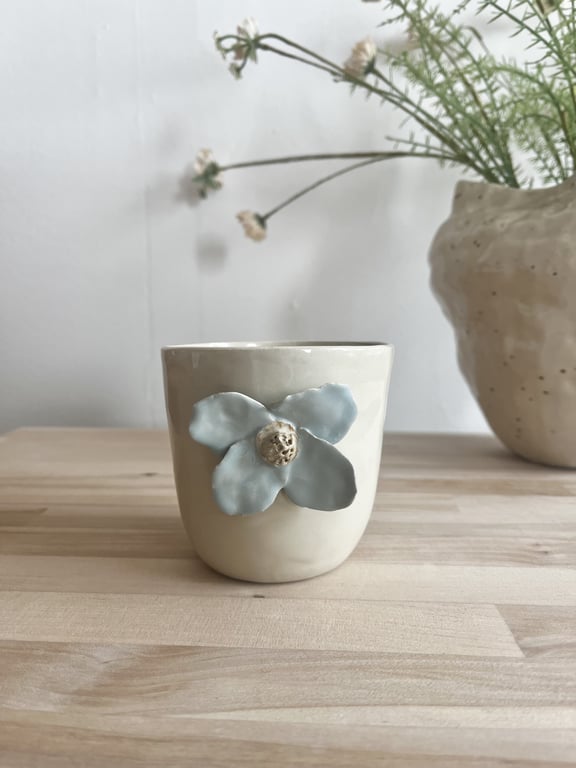 Lyseblå blomsterkop No.14