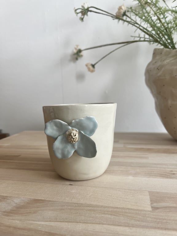 Lyseblå blomsterkop No.14 billede 2