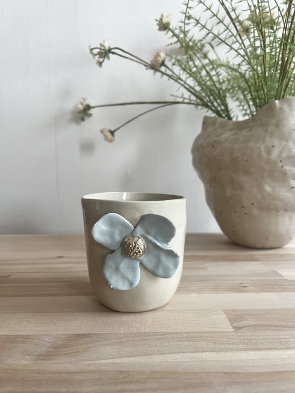 Lyseblå blomsterkop No.15