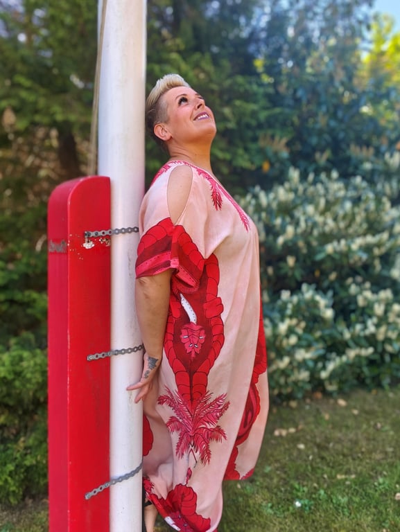 Alice Kjole Rød/Lyserød billede 2