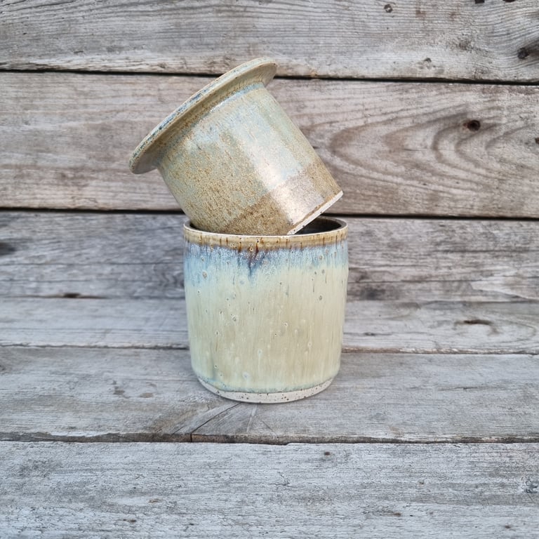 Smørklokke beige brun billede 3