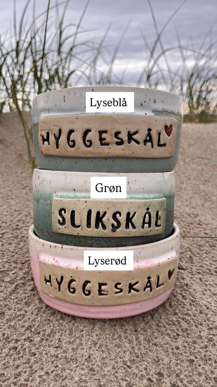 Bestilling slikskål med personlig tekst billede 3