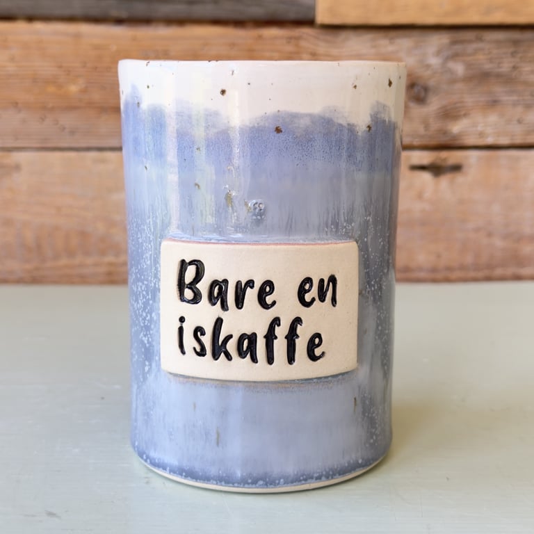Bare en iskaffe, med skønhedsfejl