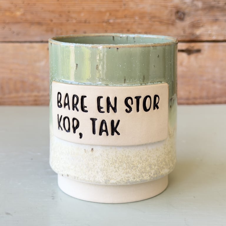 Bare en stor kop, tak