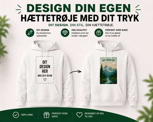 Hættetrøje unissex