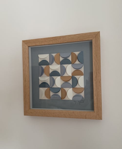 20x20cm, EKKO, papirrelief, indrammet  (3)
