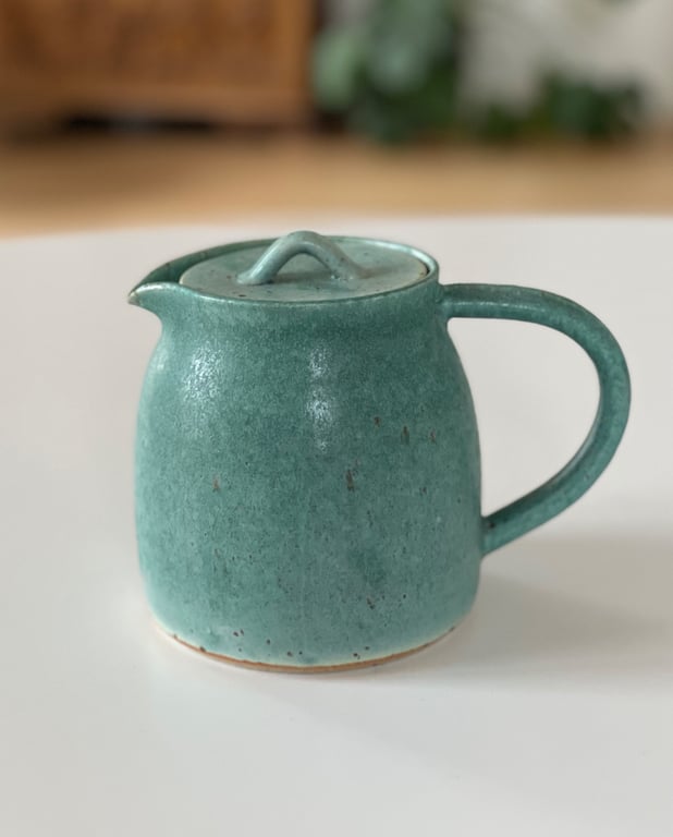 Kande, matgrøn, m. løst låg - 0,8 liter