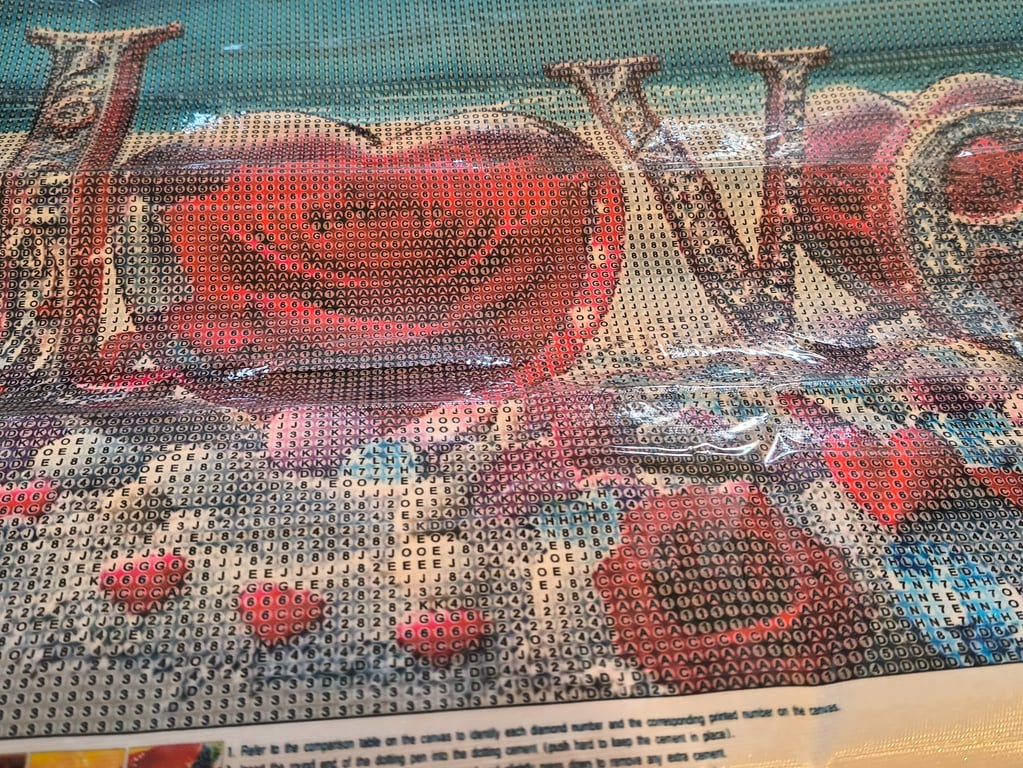 Her er der et rigtig pænt strand billede der står love 40 40 hjerte ❤️