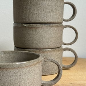 Cylinder tekop. Grå lava.  – produktbillede