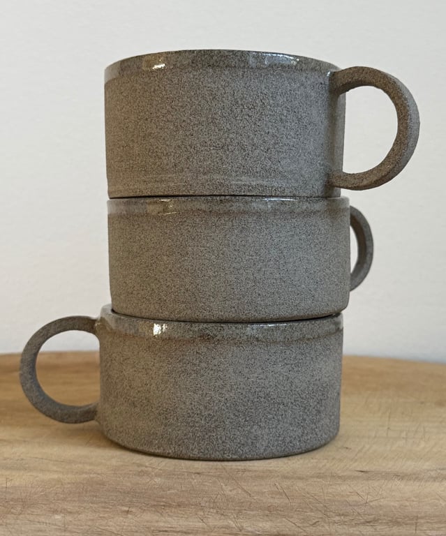 Cylinder tekop. Grå lava.  billede 9