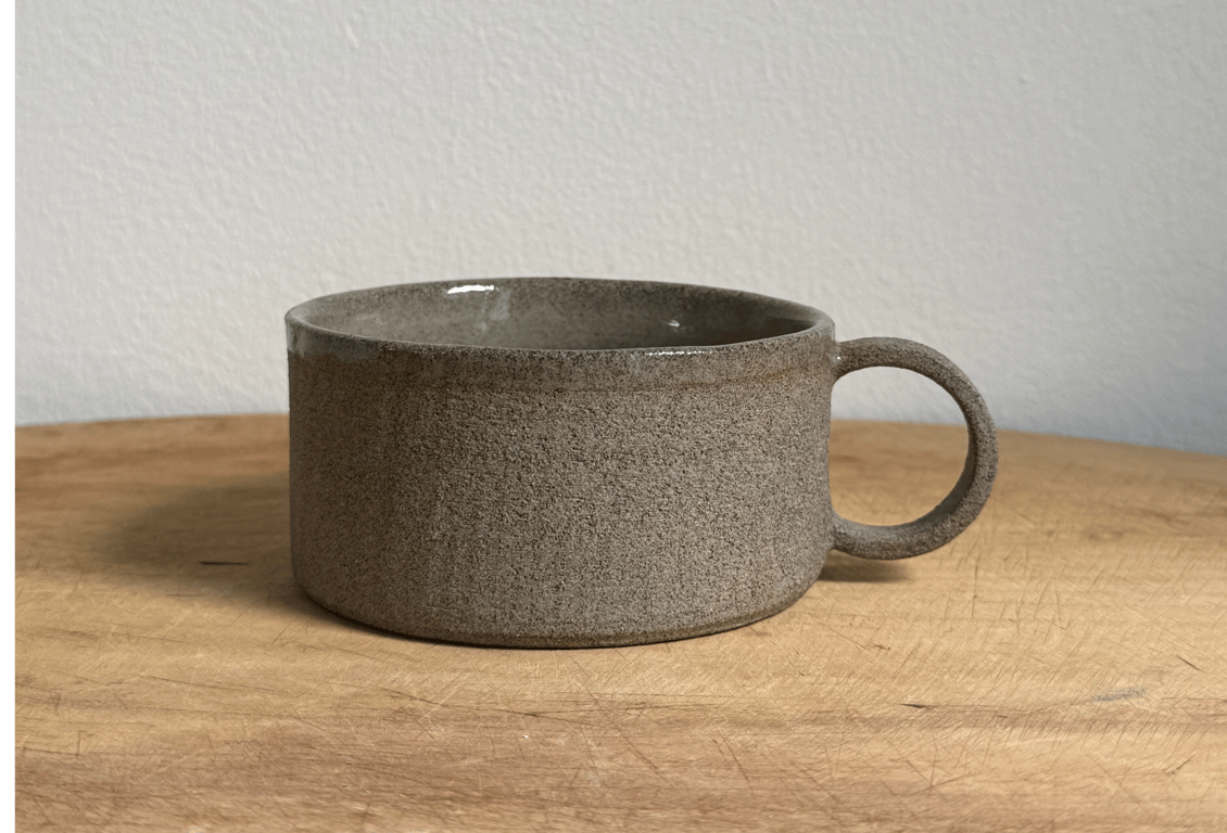 Cylinder tekop. Grå lava.  billede 6