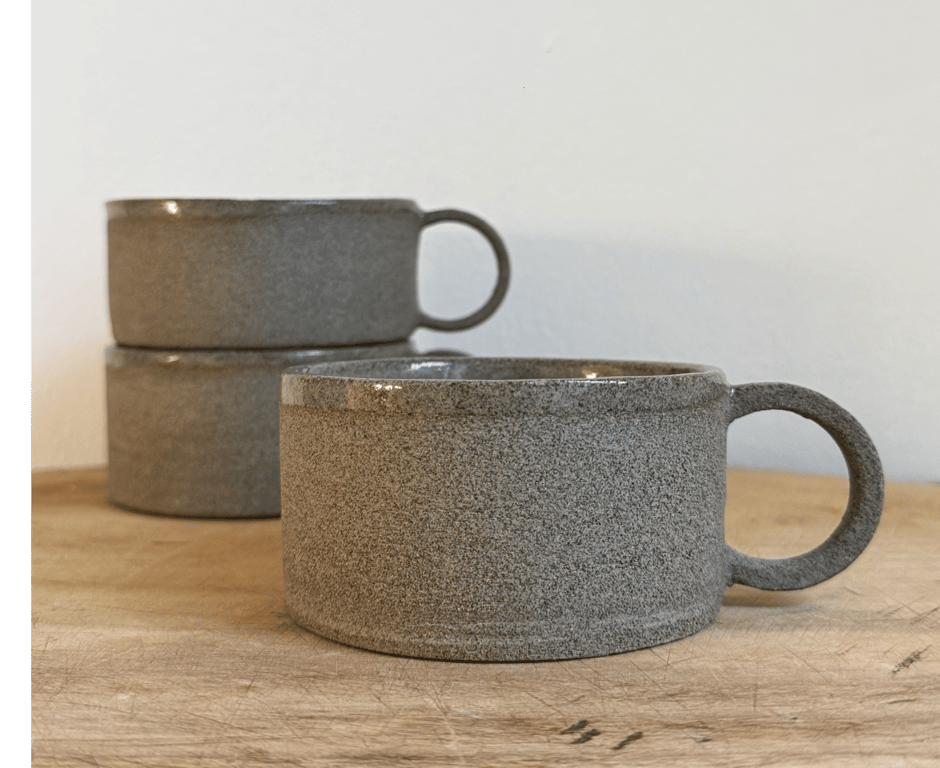 Cylinder tekop. Grå lava.  billede 7