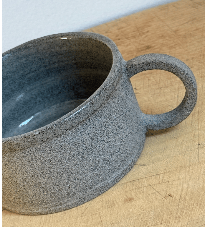 Cylinder tekop. Grå lava.  billede 8