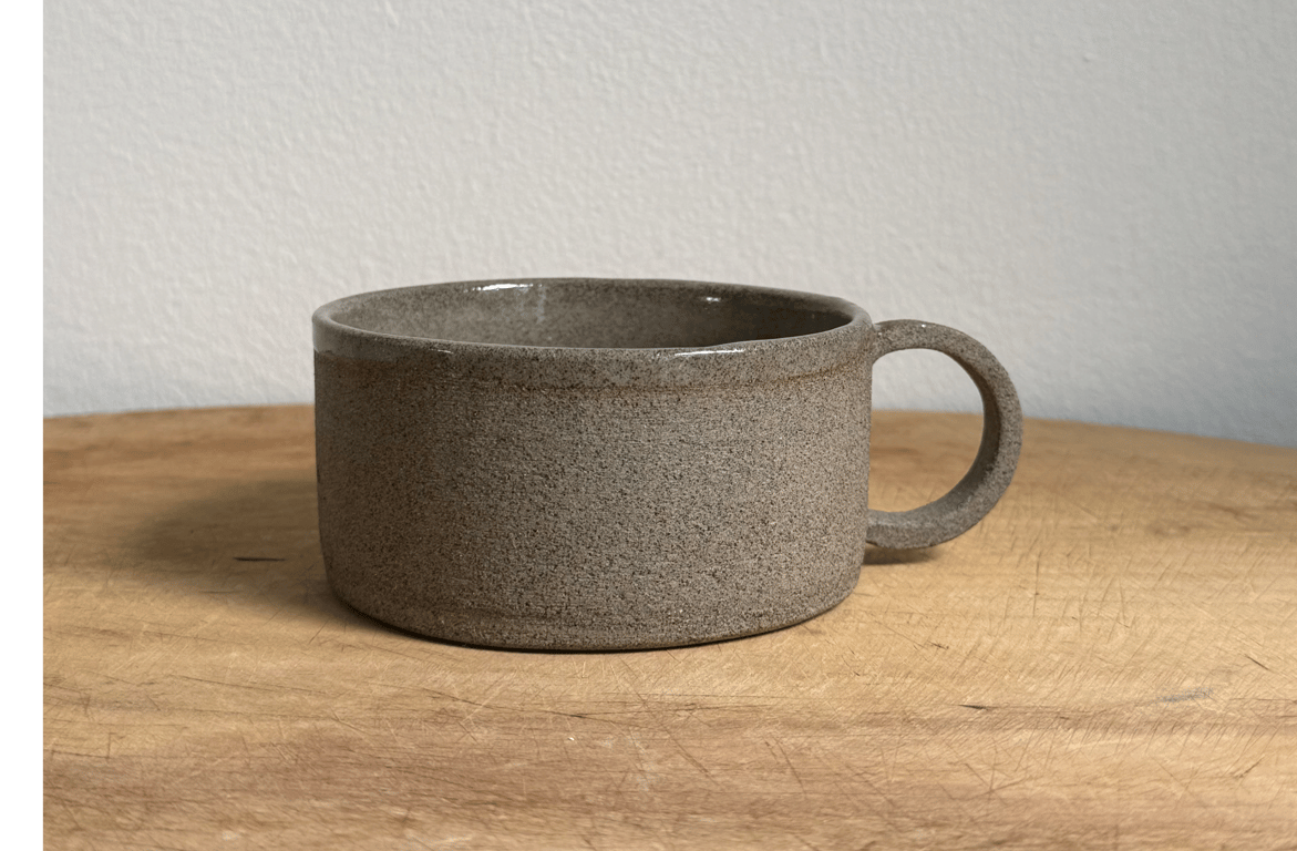 Cylinder tekop. Grå lava.  billede 4