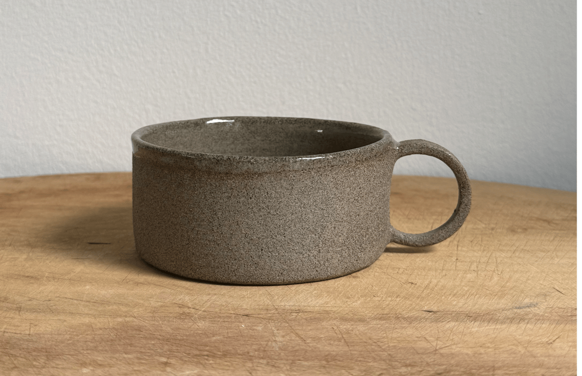 Cylinder tekop. Grå lava.  billede 5