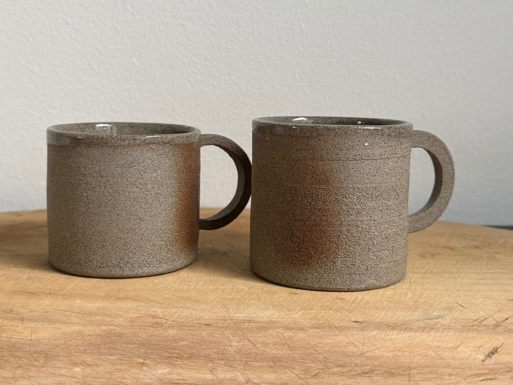 Cylinder krus. Grå lava.  billede 4