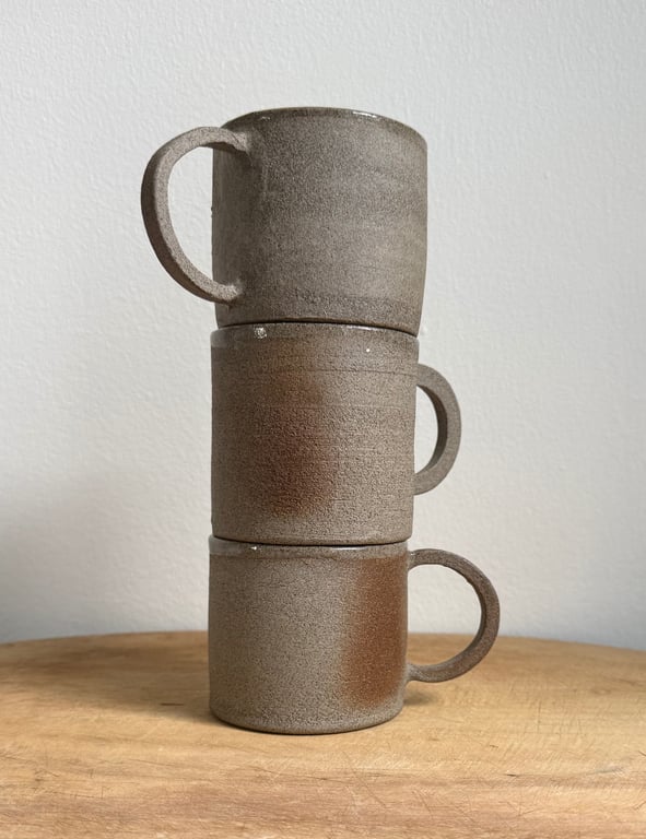 Cylinder krus. Grå lava. 