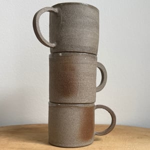 Cylinder krus. Grå lava.  – produktbillede