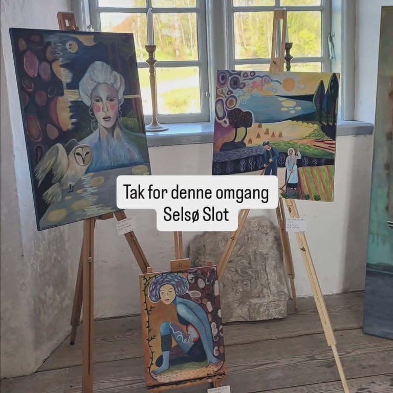 Der voksede op en tjørnehæk - 30x40 cm billede 4