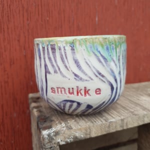 smukke kop med fin tekst  – produktbillede