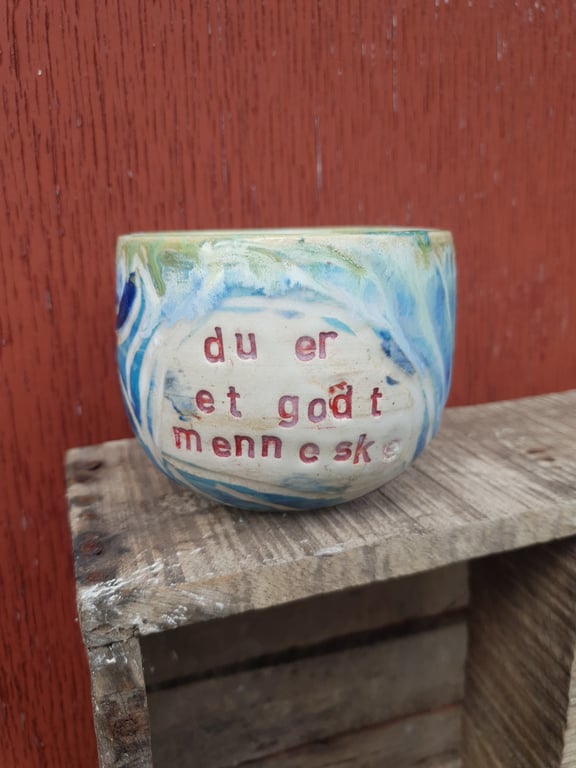 du er et godt menneske - kop