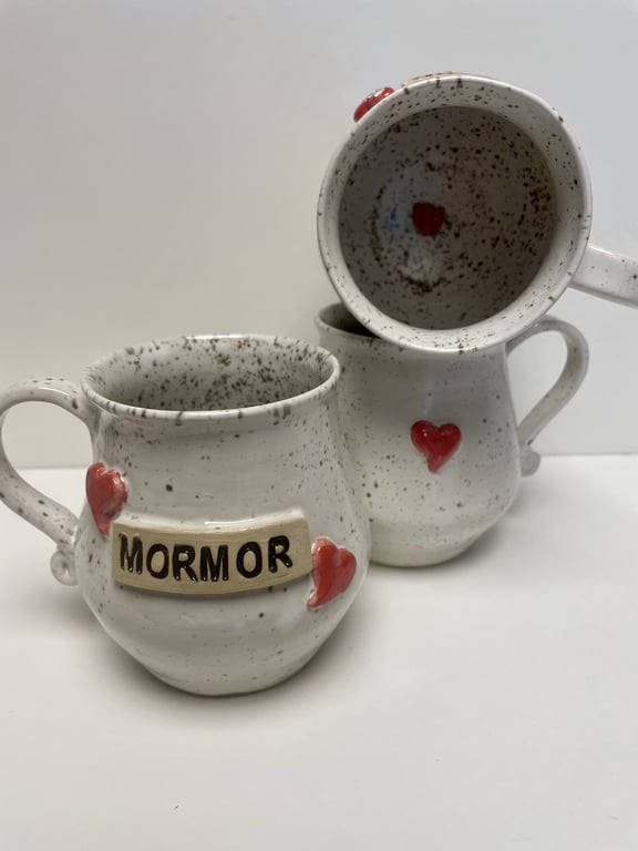 Keramik krus med tekst - Mormor billede 2