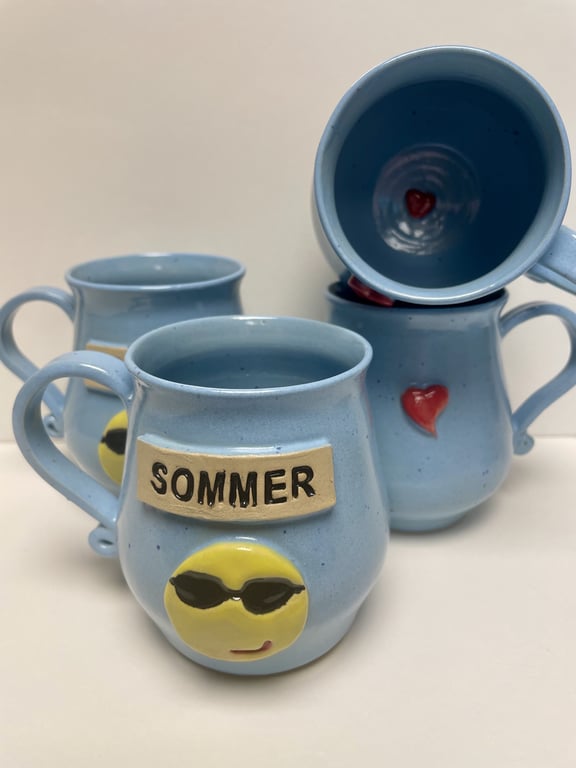 Keramik krus med tekst - Sommer billede 3