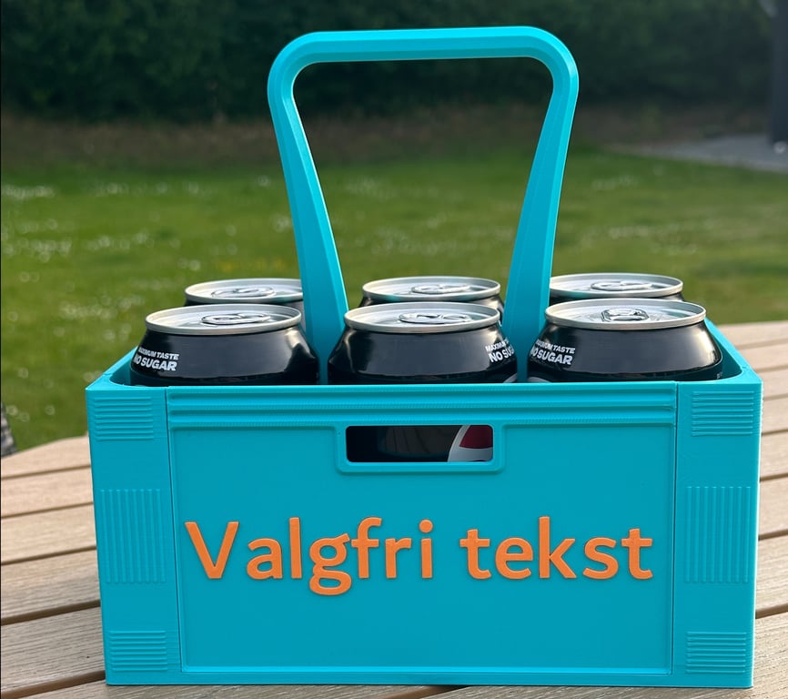 "Ølkassen"- Med valgfri tekst