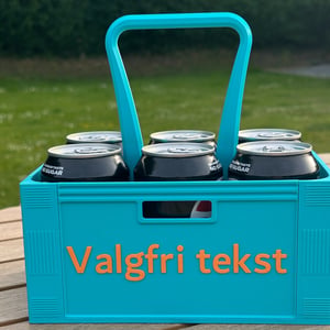 "Ølkassen"- Med valgfri tekst – produktbillede