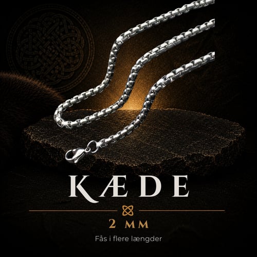 Kæde 2mm - 60cm (1)