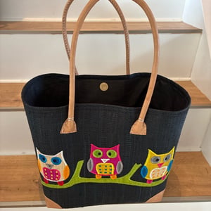Taske med ugler  – produktbillede