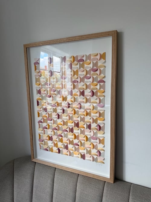 50x70, Ekko relief, indrammet  (2)