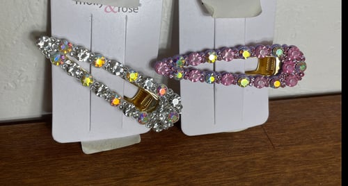Molly og Rose/ Hår Clips m. sten (2)