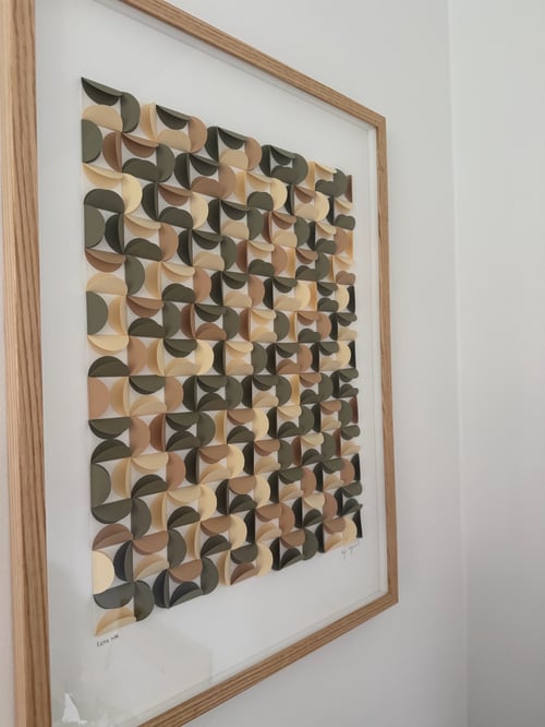 50x70cm, EKKO, relief, indrammet  (2)