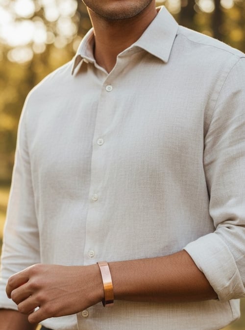 Armbånd kobber inkl. valgfri tekst (6)