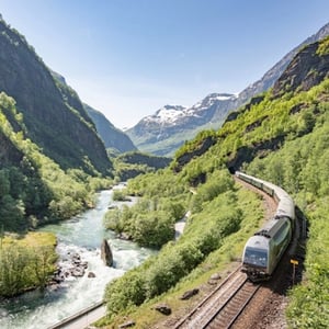 Event: Norge med Tog &amp; Strik - 6 dage - 23 - 28. august 2027 – produktbillede