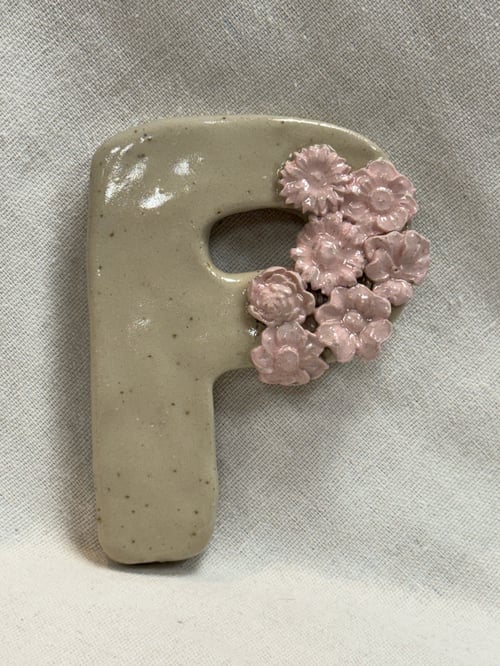 Bogstaver m/ blomster (5)