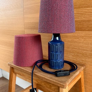 Upcycled vintage bordlampe - Søholm Keramik – produktbillede