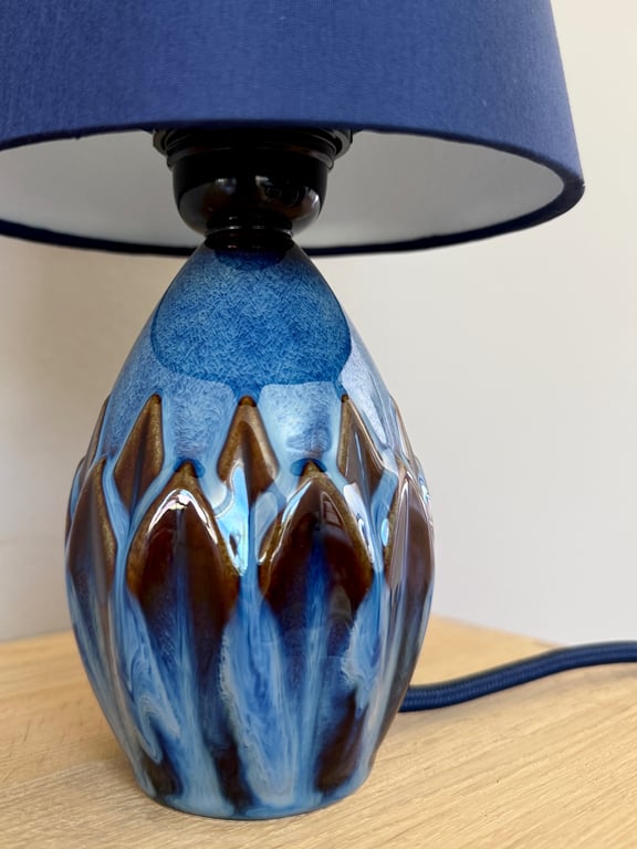 Upcycled vintage bordlampe - Søholm Keramik billede 2