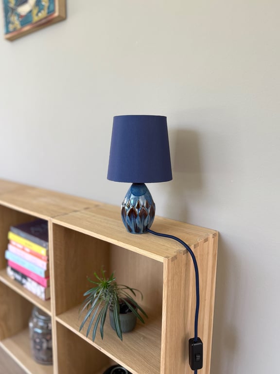 Upcycled vintage bordlampe - Søholm Keramik billede 5