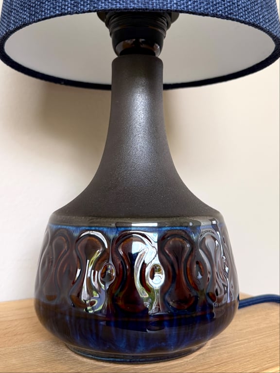 Upcycled vintage bordlampe - Søholm Keramik billede 2