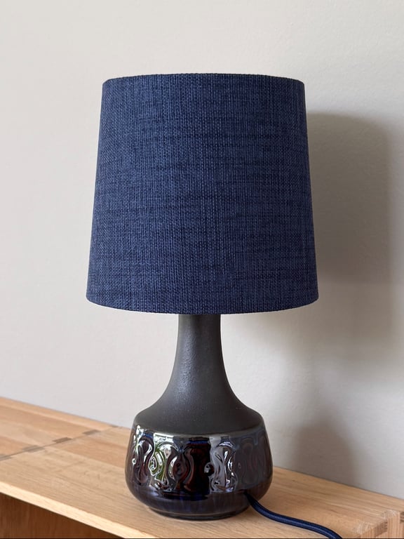 Upcycled vintage bordlampe - Søholm Keramik