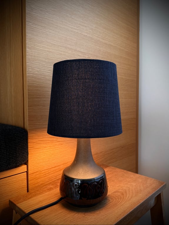 Upcycled vintage bordlampe - Søholm Keramik billede 3