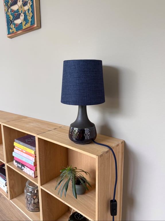 Upcycled vintage bordlampe - Søholm Keramik billede 4